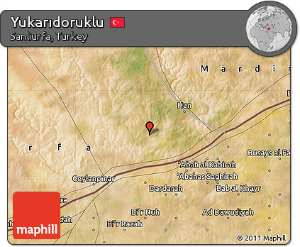 Satellite Map of Yukarıdoruklu