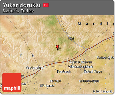 Satellite Map of Yukarıdoruklu