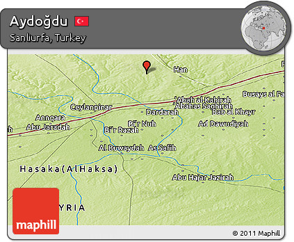 Physical Panoramic Map of Aydoğdu