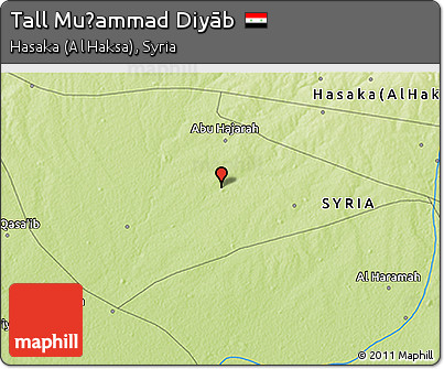 Physical 3D Map of Tall Muḩammad Diyāb