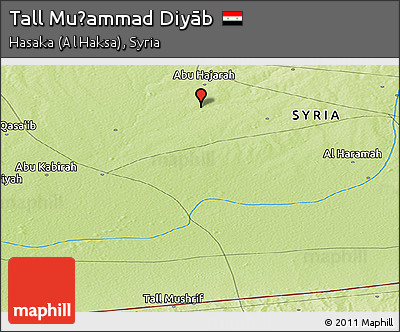 Physical Panoramic Map of Tall Muḩammad Diyāb