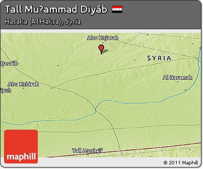Physical Panoramic Map of Tall Muḩammad Diyāb