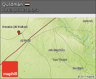Physical 3D Map of Quldmān