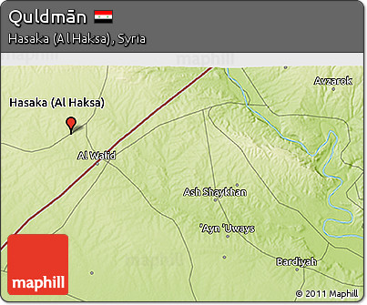Physical 3D Map of Quldmān