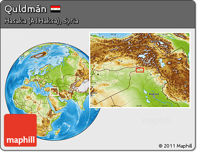 Physical Location Map of Quldmān