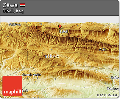 Physical 3D Map of Zēwa