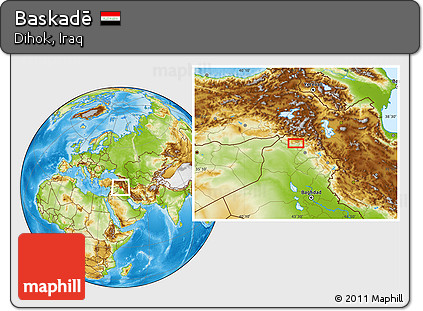 Physical Location Map of Baskadē