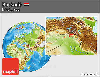 Physical Location Map of Baskadē