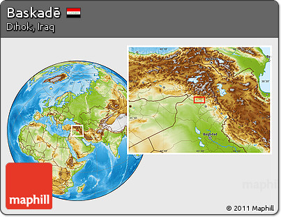 Physical Location Map of Baskadē