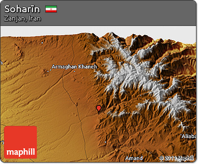 Physical 3D Map of Soharīn