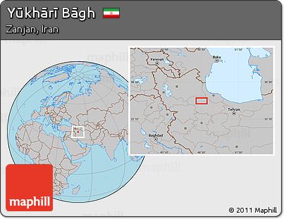Gray Location Map of Yūkhārī Bāgh