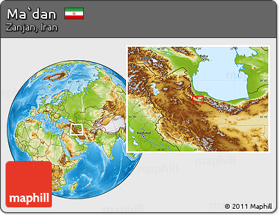 Physical Location Map of Ma`dan