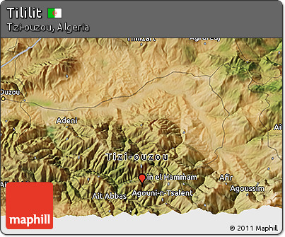 Satellite 3D Map of Tililit