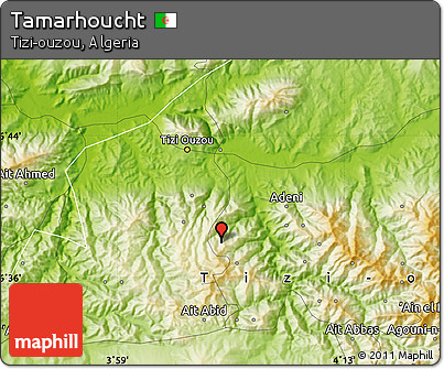 Physical Map of Tamarhoucht