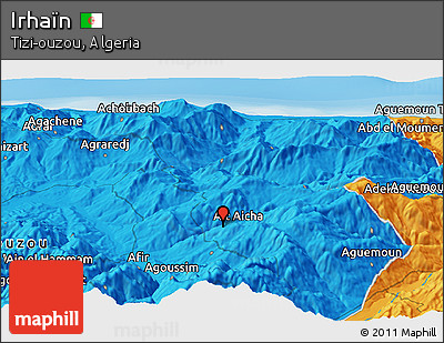 Political Panoramic Map of Irhaïn