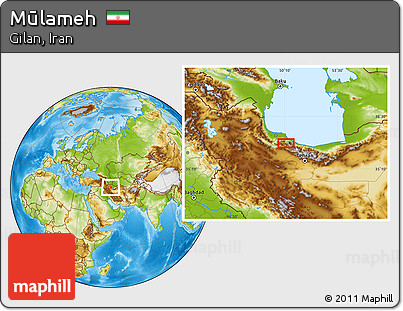 Physical Location Map of Mūlameh