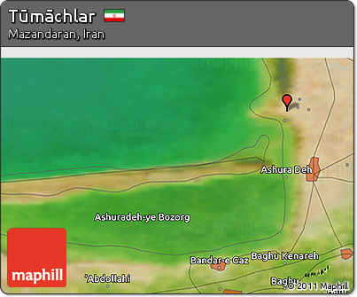 Satellite 3D Map of Tūmāchlar