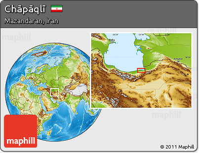 Physical Location Map of Chāpāqlī