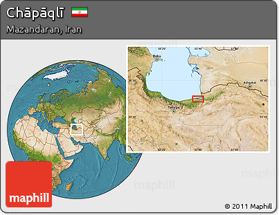 Satellite Location Map of Chāpāqlī