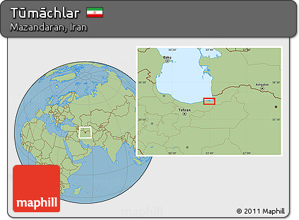 Savanna Style Location Map of Tūmāchlar