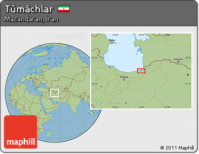 Savanna Style Location Map of Tūmāchlar