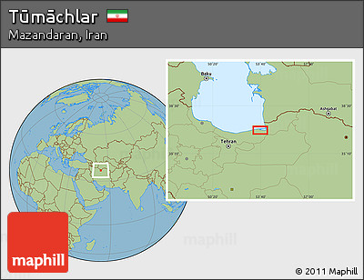 Savanna Style Location Map of Tūmāchlar