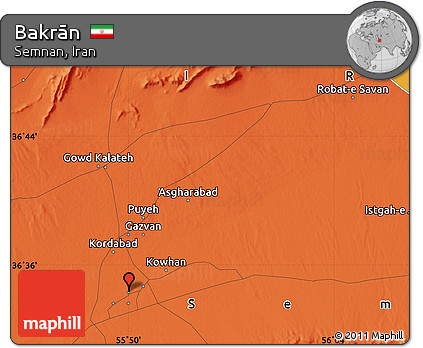 Political Map of Bakrān
