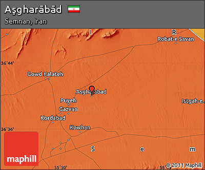 Political Map of Aşgharābād