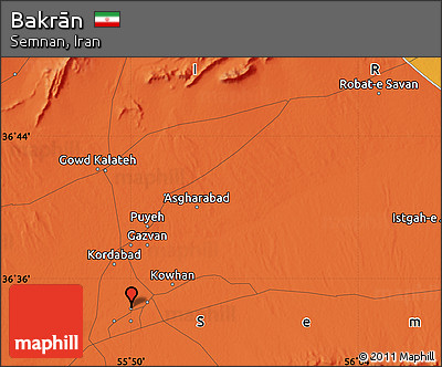Political Map of Bakrān