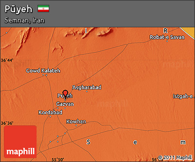 Political Map of Pūyeh