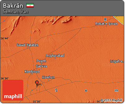 Political Map of Bakrān