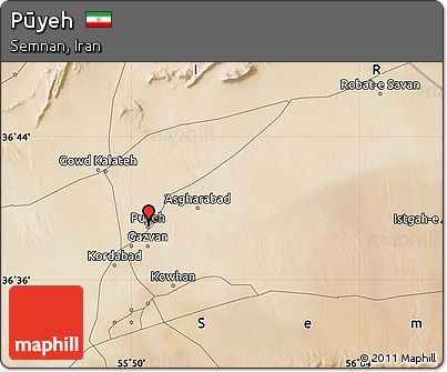 Satellite Map of Pūyeh