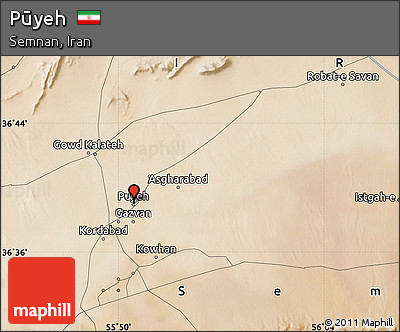 Satellite Map of Pūyeh