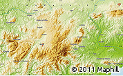 Physical Map of Alozaina