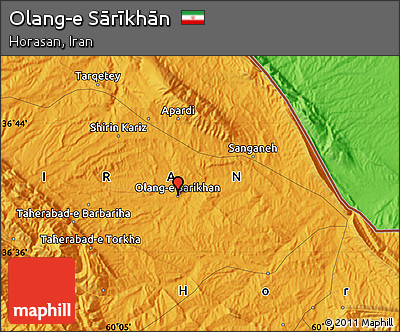 Political Map of Olang-e Sārīkhān