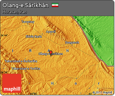 Political Map of Olang-e Sārīkhān