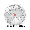 Outline Map of the Area around 36° 47' 25" N, 61° 16' 29" E, rectangular outline