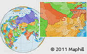 Political Location Map of Amar Torkī