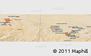 Satellite Panoramic Map of the area around 36° 47' 25" N, 65° 31' 30" E