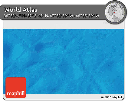 Physical 3D Map of the Area around 36° 47' 25" N, 67° 4' 29" W