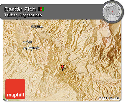 Satellite Map of Dastār Pīch