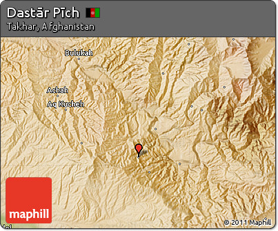 Satellite Map of Dastār Pīch