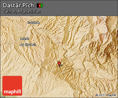 Satellite Map of Dastār Pīch