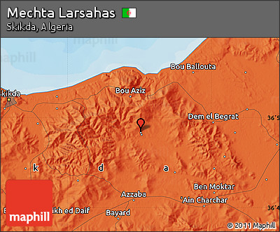 Political Map of Mechta Larsahas