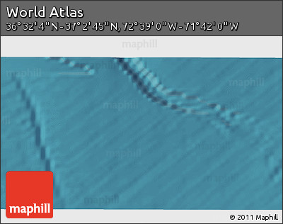 Satellite 3D Map of the Area around 36° 47' 25" N, 72° 10' 30" W