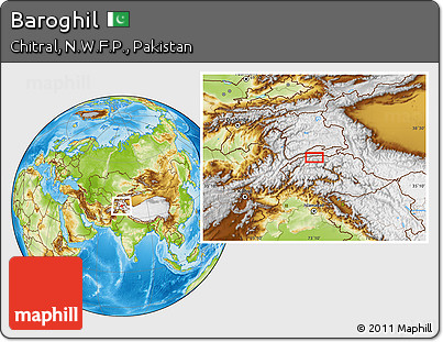 Physical Location Map of Baroghil