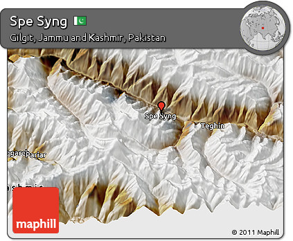 Satellite 3D Map of Spe Syng