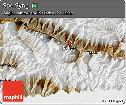 Satellite 3D Map of Spe Syng