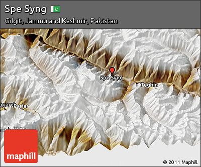 Satellite 3D Map of Spe Syng