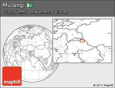 Blank Location Map of Mulangi